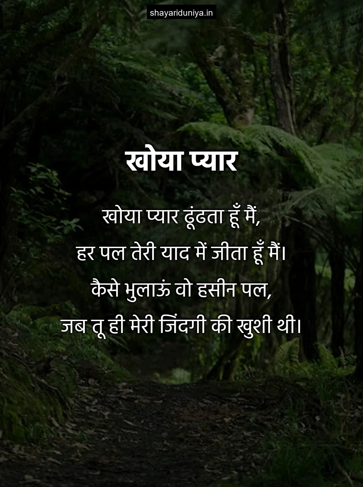खोया प्यार